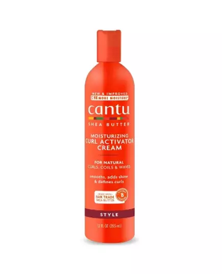 Cantu Shea Butter Leave-In Haarcreme Behandlung Lockenaktivierung, 355 ml