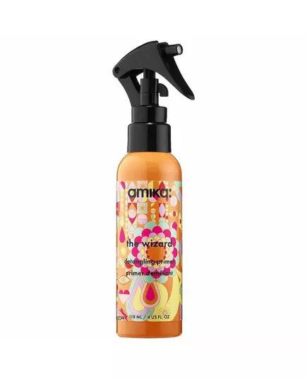 Amika The Wizard Hair Primer Detangling Heat Protection Frizz Reduction, 118 ml
