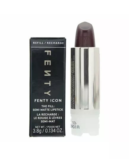 Fenty Beauty Icon Semi-mat Rouge à lèvres crème 03 Membre ennuyé Recharge, 3,8 g, image 2