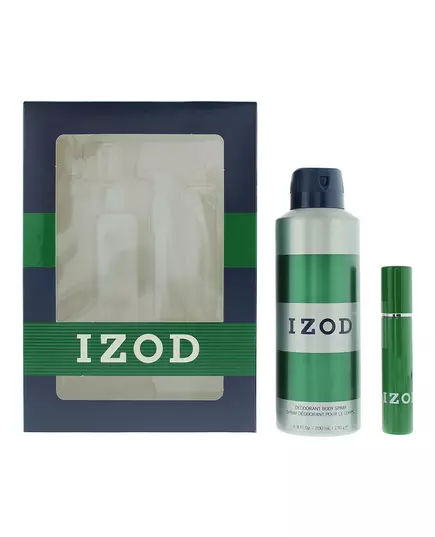 Set Izod: Green Scented Spray For Men 200 ml + Green Eau De Toilette For Men, 200 ml