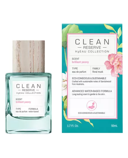 Clean H2Eau Brilliant Peony Eau De Parfum Unisex, 50 ml, image 2