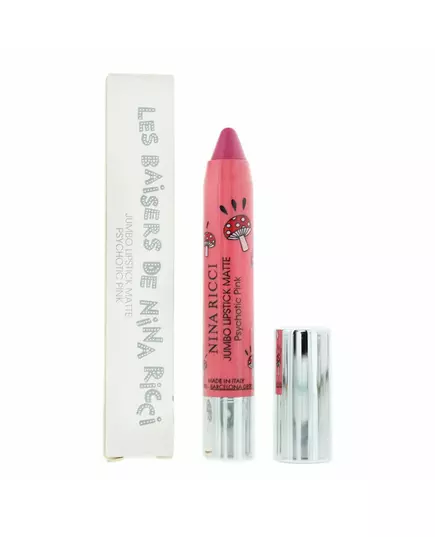 Nina Ricci Jumbo Lipstick Matte Jumbo Matte Cream Lipstick Psychotic Pink, 2.5 g