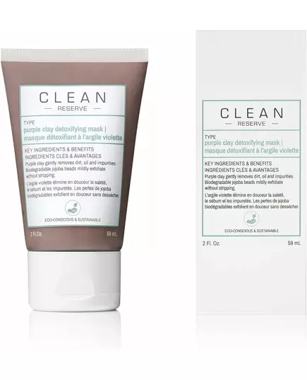 Clean Reserve - Purple Clay Detoxifying Clay Mask, 59 ml, image 2