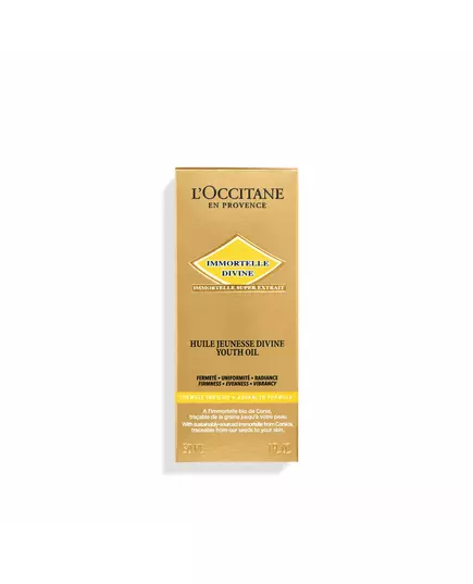 L'Occitane en Provence Immortelle Divine 100% naturel Raffermissant & Éclat Huile Pour le visage, 30 ml
