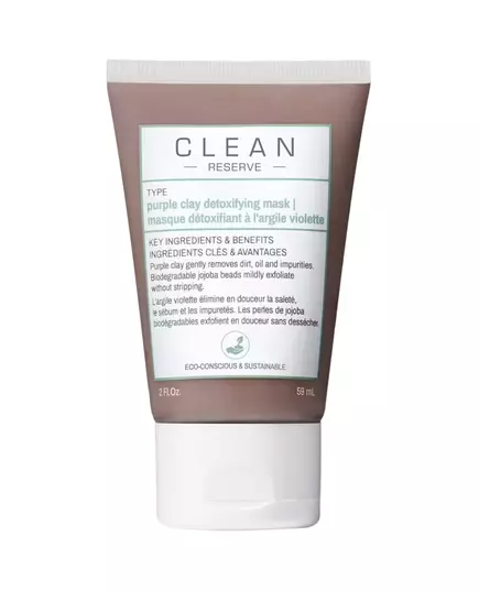 Clean Reserve - Purple Clay Detoxifying Clay Mask, 59 ml