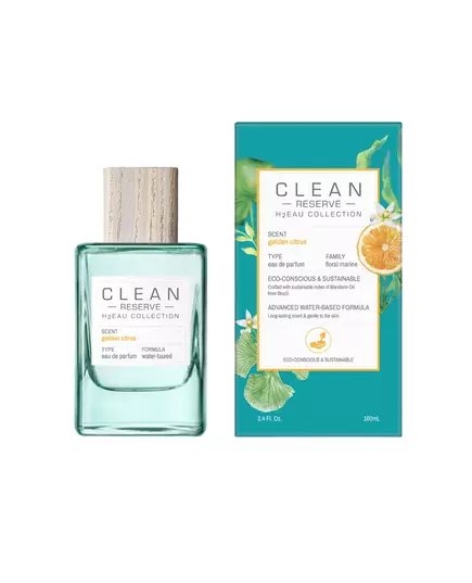 Clean H2Eau Golden Citrus Eau De Parfum Unisex, 100 ml, image 2
