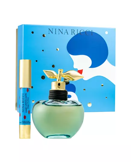 Set Nina Ricci: Luna Eau De Toilette For Women 80 ml + Jumbo Lipstick Matte Matte Cream Lipstick Fuchsia, 80 ml