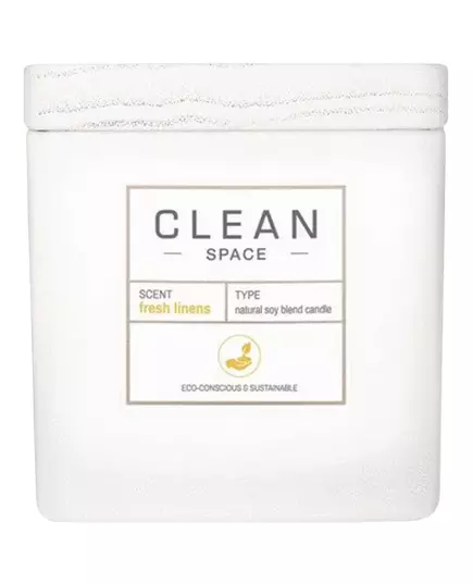 Clean Space Fresh Linens Bougie parfumée, 227 g