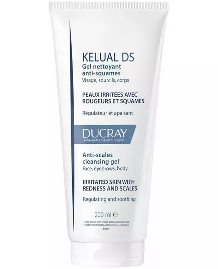 Ducray Kelual DS Hypoallergen Anti-Scales Reinigungsgel Für das Gesicht, 200 ml