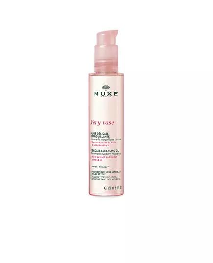 Very Rose Delicate Cleansing Oil - Gentle cleansing oil for face and eyes, 150 ml