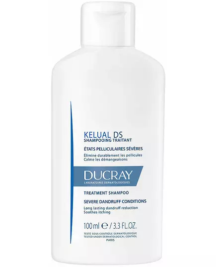 Ducray Kelual DS Shampooing traitement capillaire Antifungal Anti-itch Soothing Pour cuir chevelu sec/desquamant, 100 ml
