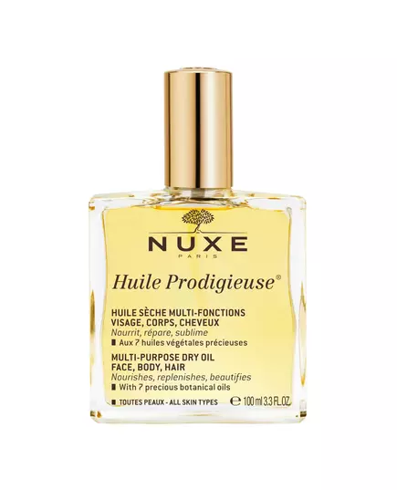 Nuxe Huile Prodigieuse Multi-Purpose Nourrissant Huile corporelle Pour le visage le corps et les cheveux, 100 ml