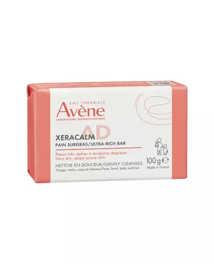 Avene XeraCalm A.D Nettoyage doux Pain nettoyant Pour le visage, 100 g
