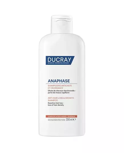 Ducray Anaphase Shampooing traitement capillaire Anti-chute de cheveux Tous les types de cheveux, 200 ml