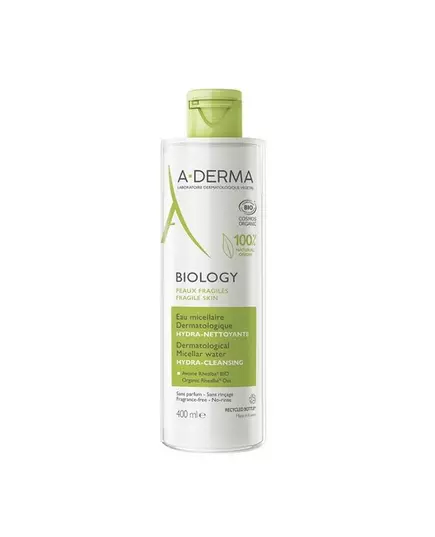 A-Derma Biology Hydratant Eau micellaire Tous les types de peau, 400 ml