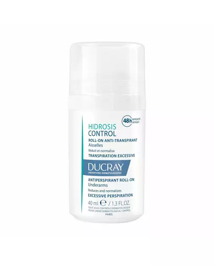 Ducray HIDROSIS CONTROL roll-on anti-transpirant aisselles, 40 ml