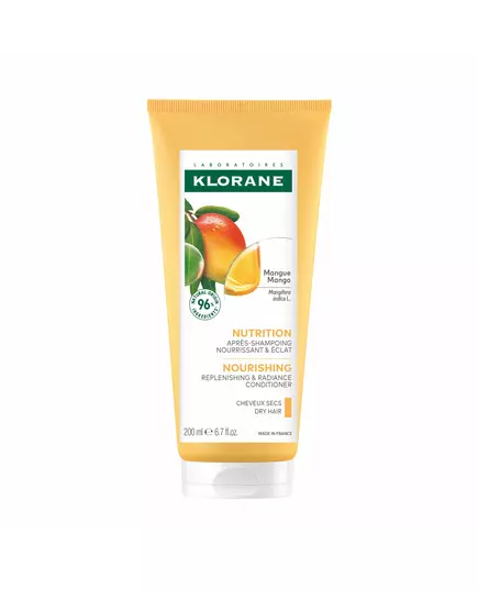 Klorane AL MANGO après-shampooing nourrissant pour cheveux secs, 200 ml