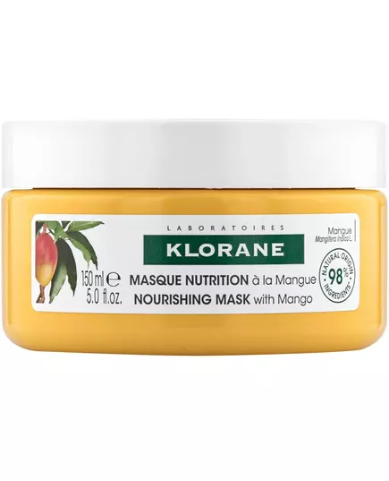 Klorane Mango Butter Nutrition Hair Treatment Cream Mask For Nourishing, 150 ml
