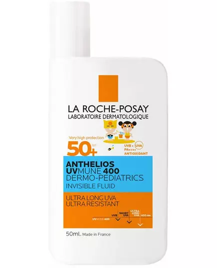 La Roche-Posay Anthelios Dermo‑Pediatrics Wet Schutz Flüssigkeit Körper SPF 50+, 50 ml