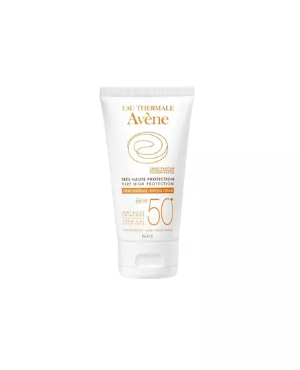 Avene Sun Care Mineral Photo-Protecteur Tag Sahne Für das Gesicht SPF50+, 50 ml