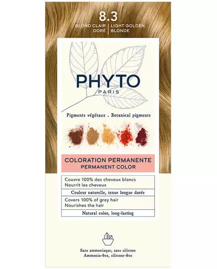 Phytocolor #8.3-helles goldblond Phyto 4 Stück, 112 ml
