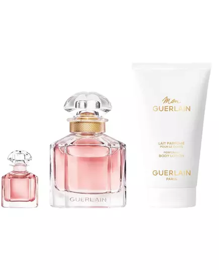 Set Guerlain: Mon Guerlain Eau De Parfum For Women 50 ml + Mon Guerlain Eau De Parfum For Women 5 ml + Mon Guerlain Body Lotion Body, 3 pièces