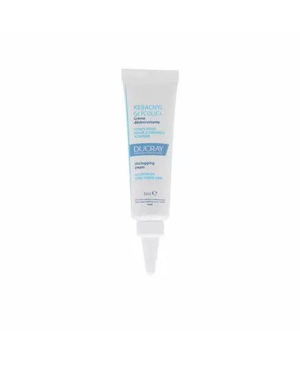 Cream for Targeted Care of Oily and Acne-Prone Facial Skin Ducray Keracnyl Glycolic Anti-Blackheads, 30 ml