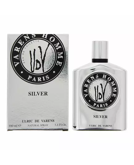 Ulric De Varens UDV Silver Eau De Toilette For Men, 100 ml