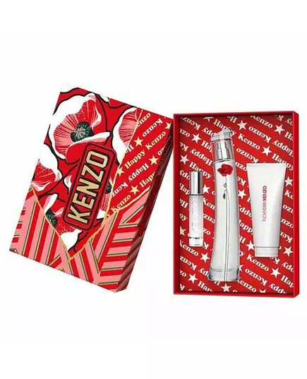 Set Kenzo: La Recolte Parisienne Eau De Parfum For Women 75 ml + La Recolte Parisienne Eau De Parfum For Women 10 ml + La Recolte Parisienne Hydrating Body Lotion, 75 ml