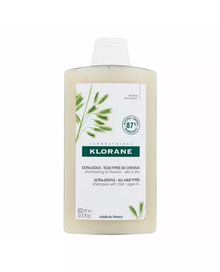 Klorane Oat Milk Hair Shampoo Gentle Cleansing, 400 ml
