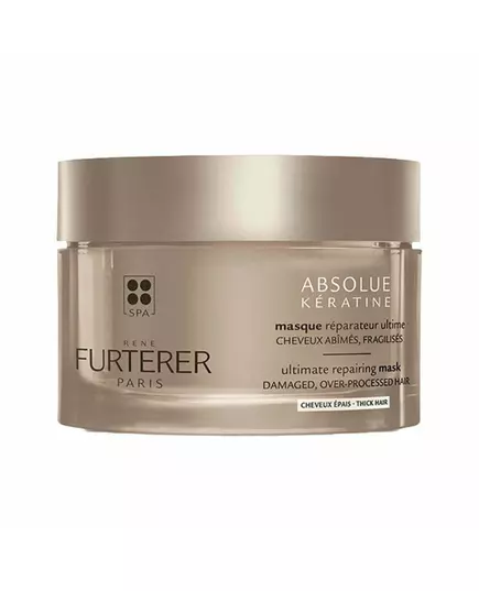 Rene Furterer Absolue Keratine Plant-Based Hair Treatment Cream Mask Repairs, 200 ml