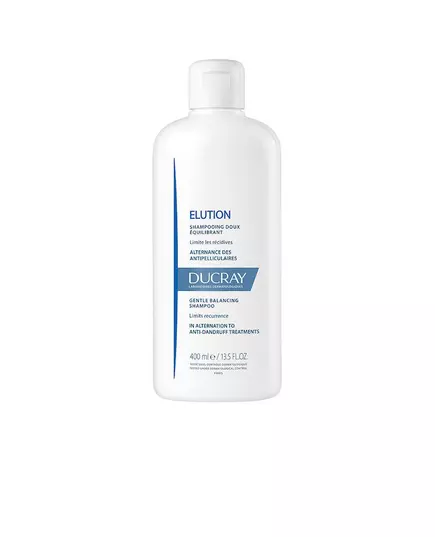 Ducray Elution Hair Treatment Shampoo For Rebalancing All Hair Types, 400 ml