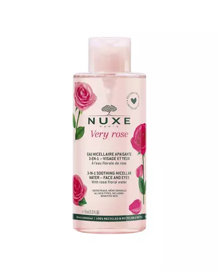 Nuxe Very Rose Reinigung Mizellenwasser Für alle Hauttypen, 750 ml