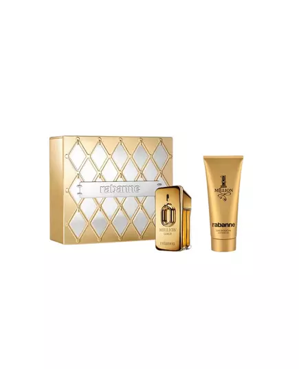 Set Paco Rabanne: Million Gold Eau De Parfum For Women Refillable 50 ml + Million Gold Shower Gel, 50 ml