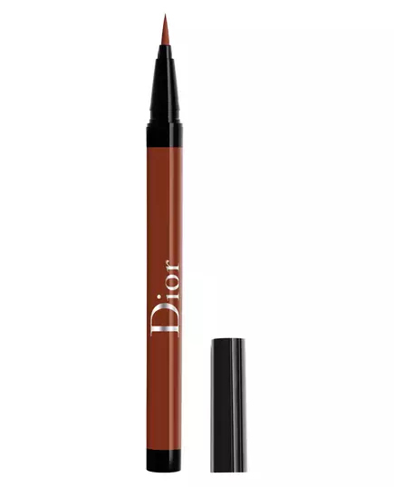 Christian Dior Diorshow On Stage Étanche Pointe en feutre ultra-flexible Couleur intense Eyeliner liquide 676 Rouille satinée, 0,6 ml