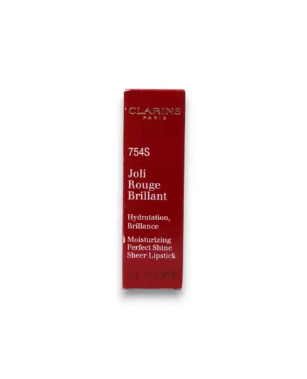 Clarins Joli Rouge Feuchtigkeitsspendend Creme-Lippenstift 754S Tiefrot, 3 g, Bild 2