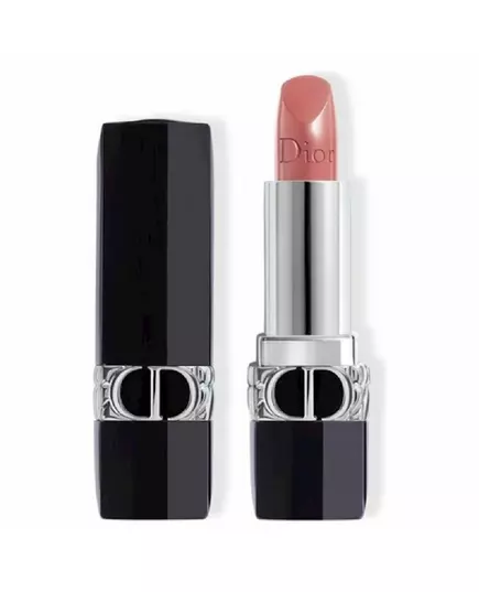Christian Dior Dior Rouge Jojoba Seidenmatt Creme-Lippenstift 100 Nude-Look Nachfüllbar, 3,5 g