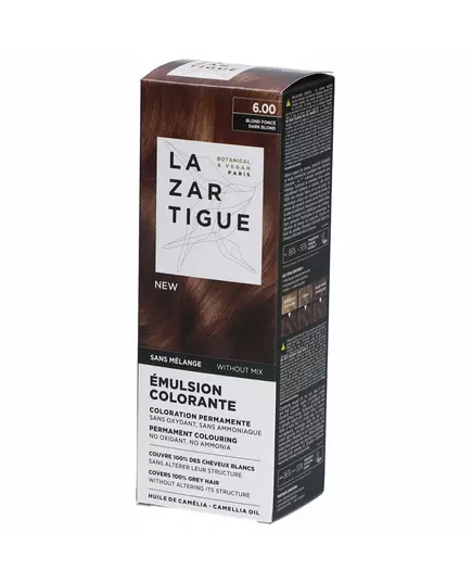 Lazartigue COLORING EMULSION permanente Coloration ohne Mischen, ohne Ausspülen #6.00 1 Stück, 60 ml