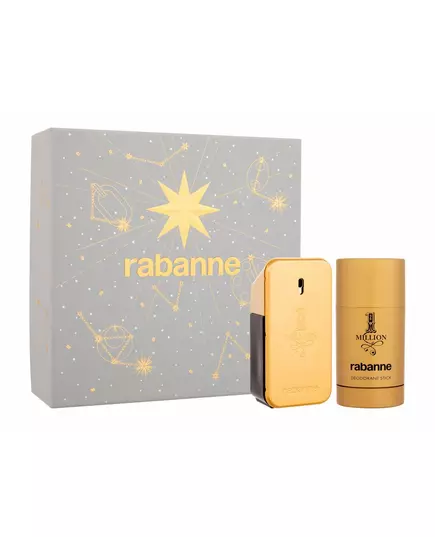 Set Paco Rabanne: 1 Million Eau De Toilette For Men 50 ml + 1 Million Deodorant Stick For Men, 50 ml
