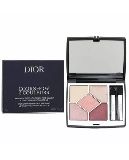 Christian Dior Diorshow Lidschattenpalette 743 Rose Tulle 5 Schattierungen, 7 g