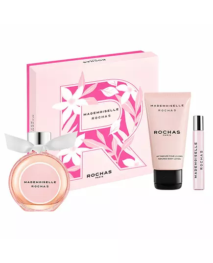 Set Rochas: Mademoiselle Rochas Eau De Parfum For Women 50 ml + Mademoiselle Rochas Eau De Parfum For Women 7.5 ml + Mademoiselle Rochas Body Lotion All Over The Body, 50 ml, Bild 2