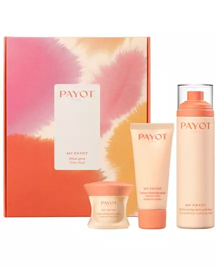 Set Payot: My Payot Glow Illuminating Mist Spray For Face 100 ml + My Payot Glow Hydrating Cream For Face 30 ml + My Payot Glow Exfoliating Cream Mask For Face, 3 Stück