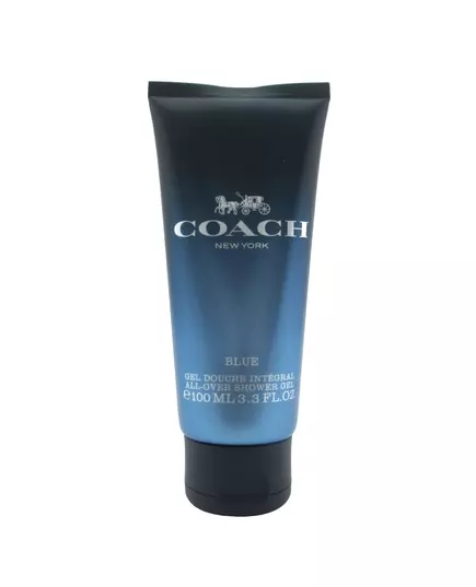 Coach Blue Gel douche Barbe & Cheveux, 100 ml
