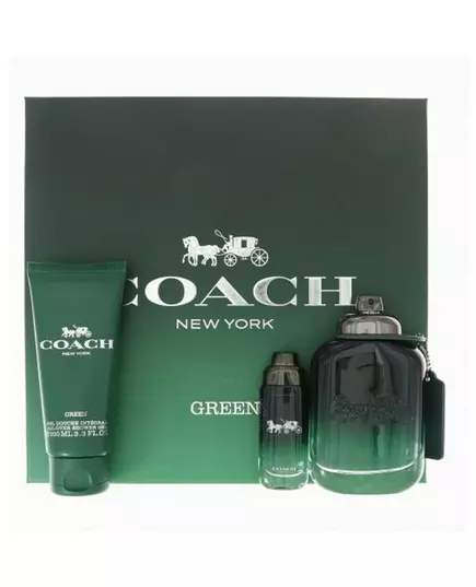 Green for Men Gift set EDT 100 ml, miniature EDT 15 ml and shower gel, 100 ml