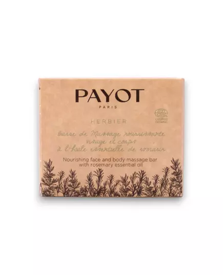 Payot Herbier Nährend Massage-Seifenstück Rosmarin ätherisches Öl Für Gesicht & Körper, 50 g, Bild 3