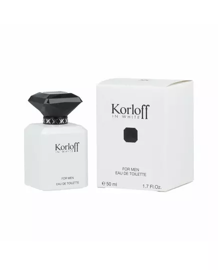Korloff In White Eau de Toilette Für Männer, 50 ml, Bild 2