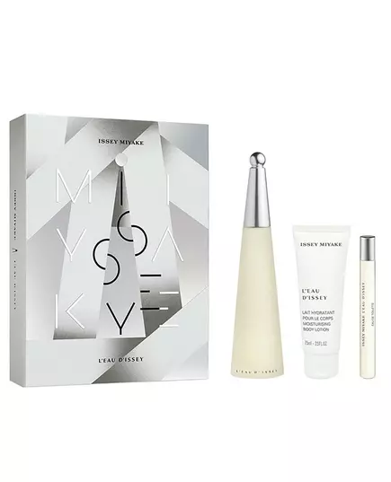 Xmas 2023 Set Issey Miyake: L'Eau d'Issey Eau De Toilette For Women 100 ml + L'Eau d'Issey Moisturizing Body Lotion 50 ml + L'Eau d'Issey Eau De Toilette For Women, 100 ml