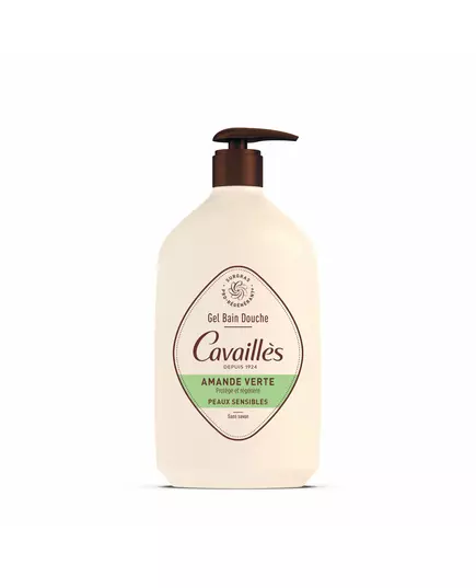 Roge Cavailles Roge Cavailles Green Almond Régénération Gel douche Pour peaux sensibles, 1000 ml, image 2
