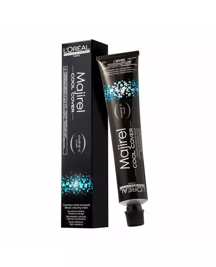 L'Oreal Professionnel Majirel Cool-Cover Permanent Hair Dye 7.17 Ash Metallic Blonde, 50 ml