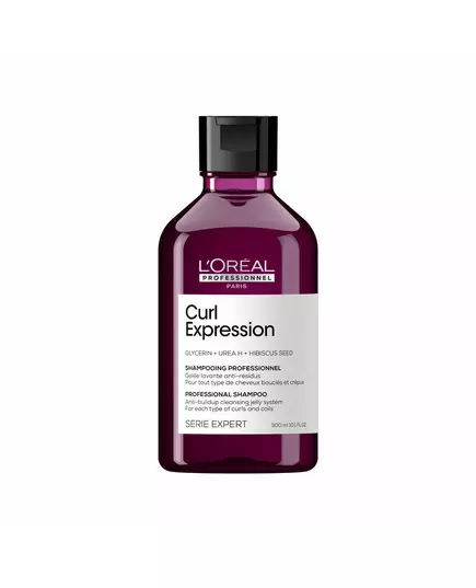 L'Oreal Professionnel Serie Expert Curl Expression Glycérine + Urée H + Graines d'hibiscus Shampooing Anti-accumulation, 300 ml